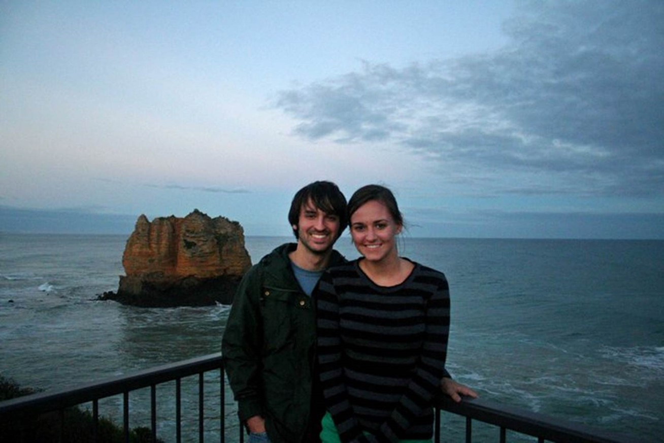 Stephanie and Charlie Edwards in Australia, 2011