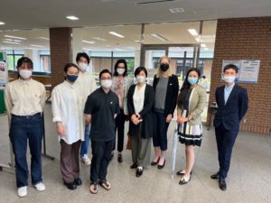 UT delegation with FAS participants at Kansai Gaidai University in Osaka, Japan
